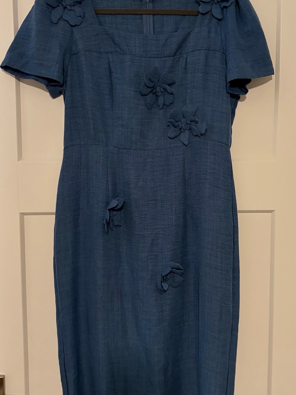 Women’s Denim like tea length dress